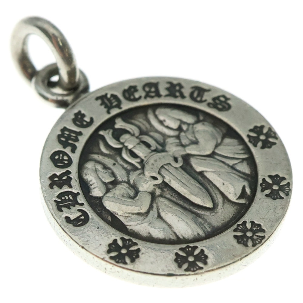 CHROME HEARTS(クロムハーツ) CHRM ANGL MDL V2 エンジェルメダルチャーム ペンダントトップ シルバーBCA229