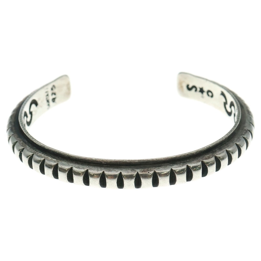 CODY SANDERSON(コディーサンダーソン) GEAR PLAIN EDGE BRAACELET バングル ブレスレット シルバー