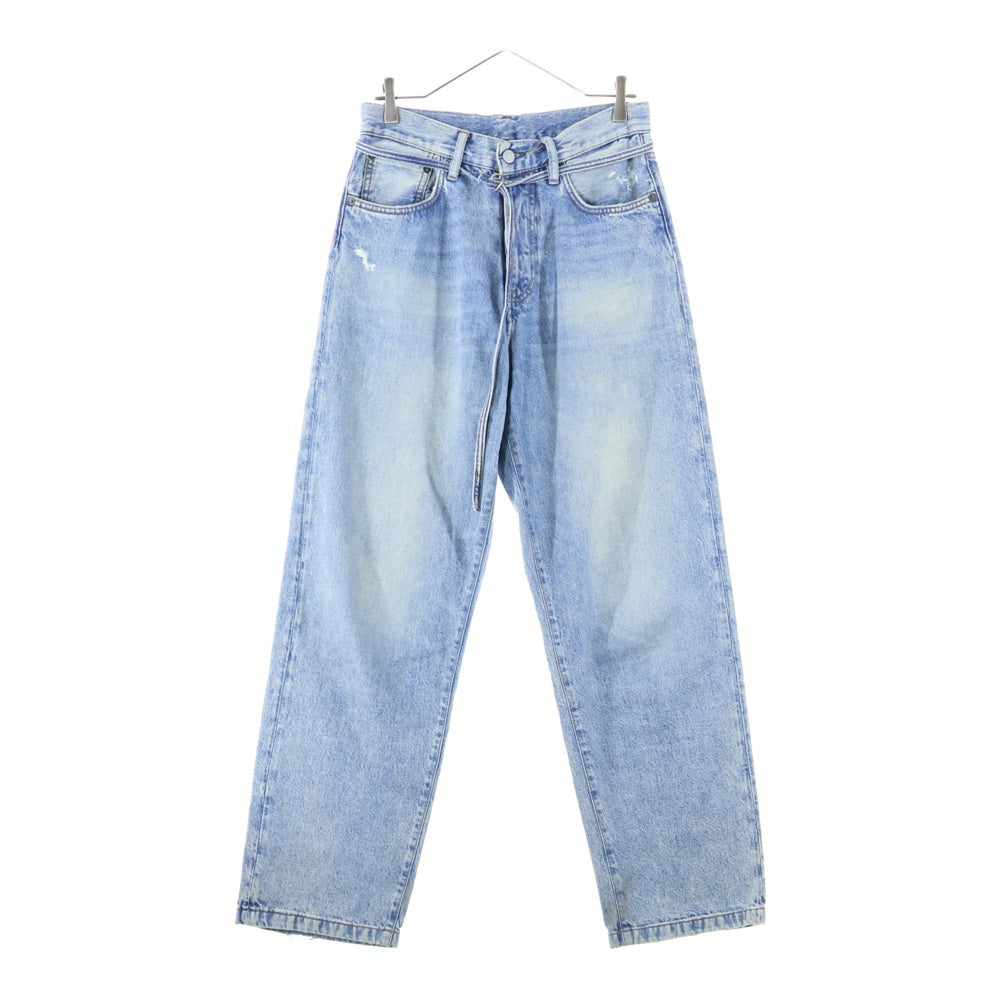 Acne Studios(アクネ ストゥディオズ) ACNE STUDIOS ベルテッド バギーデニム ワイドパンツ インディゴ