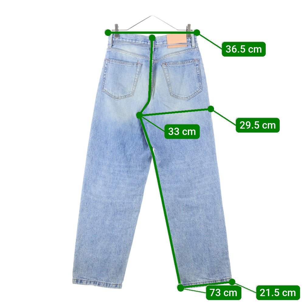 Acne Studios(アクネ ストゥディオズ) ACNE STUDIOS ベルテッド バギーデニム ワイドパンツ インディゴ
