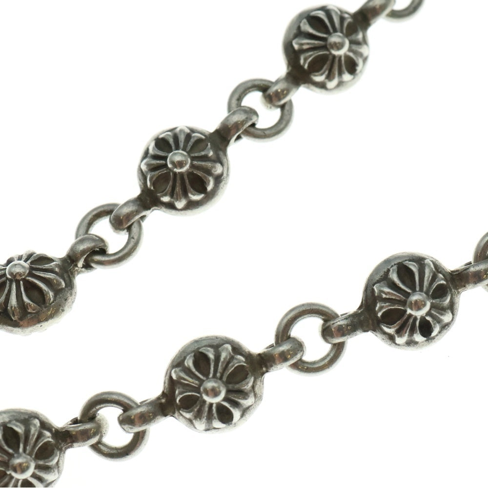 CHROME HEARTS(クロムハーツ) #1 CRSBL CHN FILIG CROSS クロスボールチェーンSフィリグリー シルバーネックレス