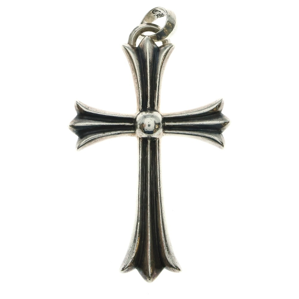 CHROME HEARTS(クロムハーツ) LG W BALE ラージCHクロス Wベイル ネックレストップ シルバー BCA393