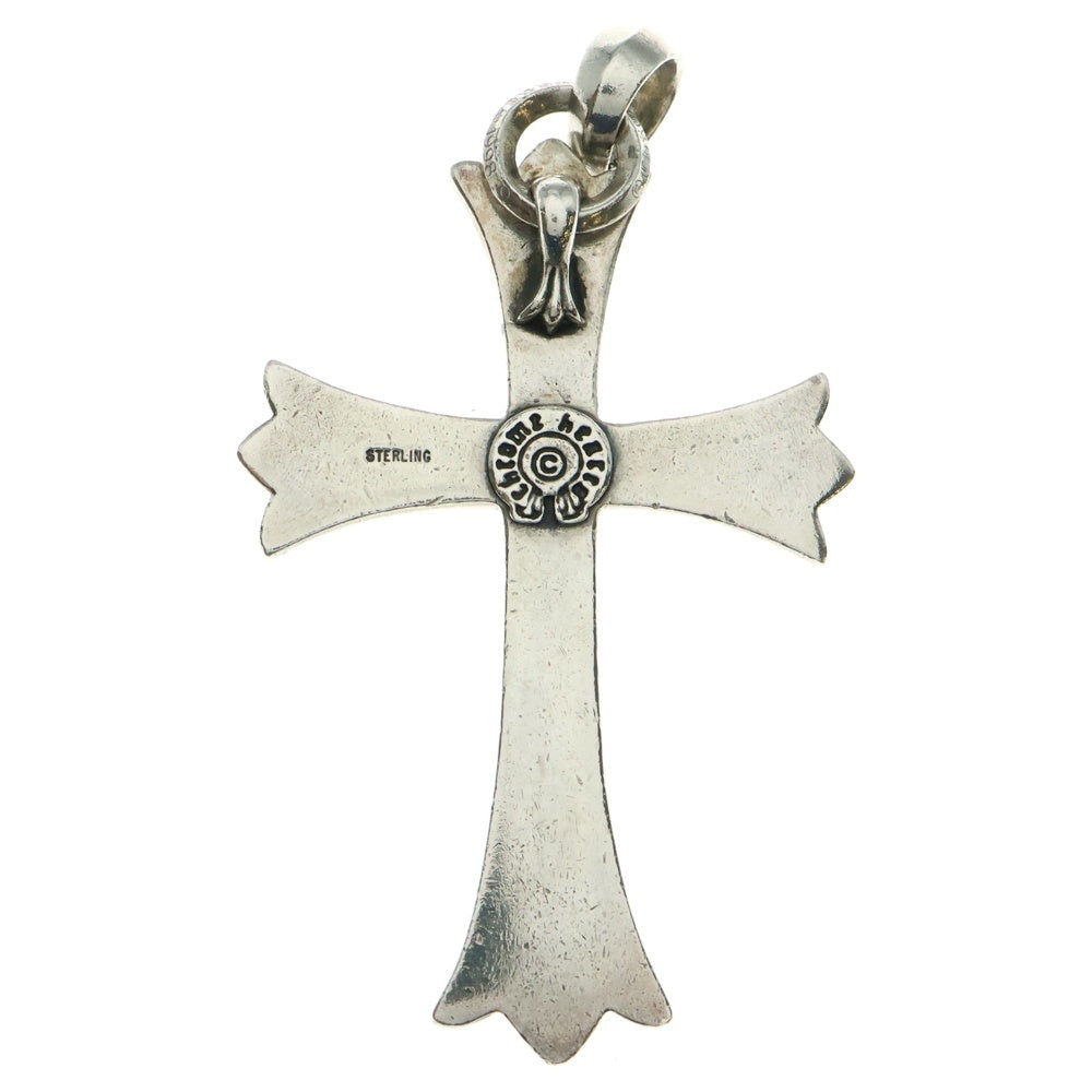 CHROME HEARTS(クロムハーツ) LG W BALE ラージCHクロス Wベイル ネックレストップ シルバー BCA393
