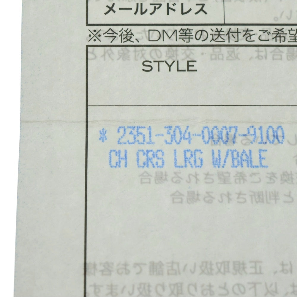 CHROME HEARTS(クロムハーツ) LG W BALE ラージCHクロス Wベイル ネックレストップ シルバー BCA393