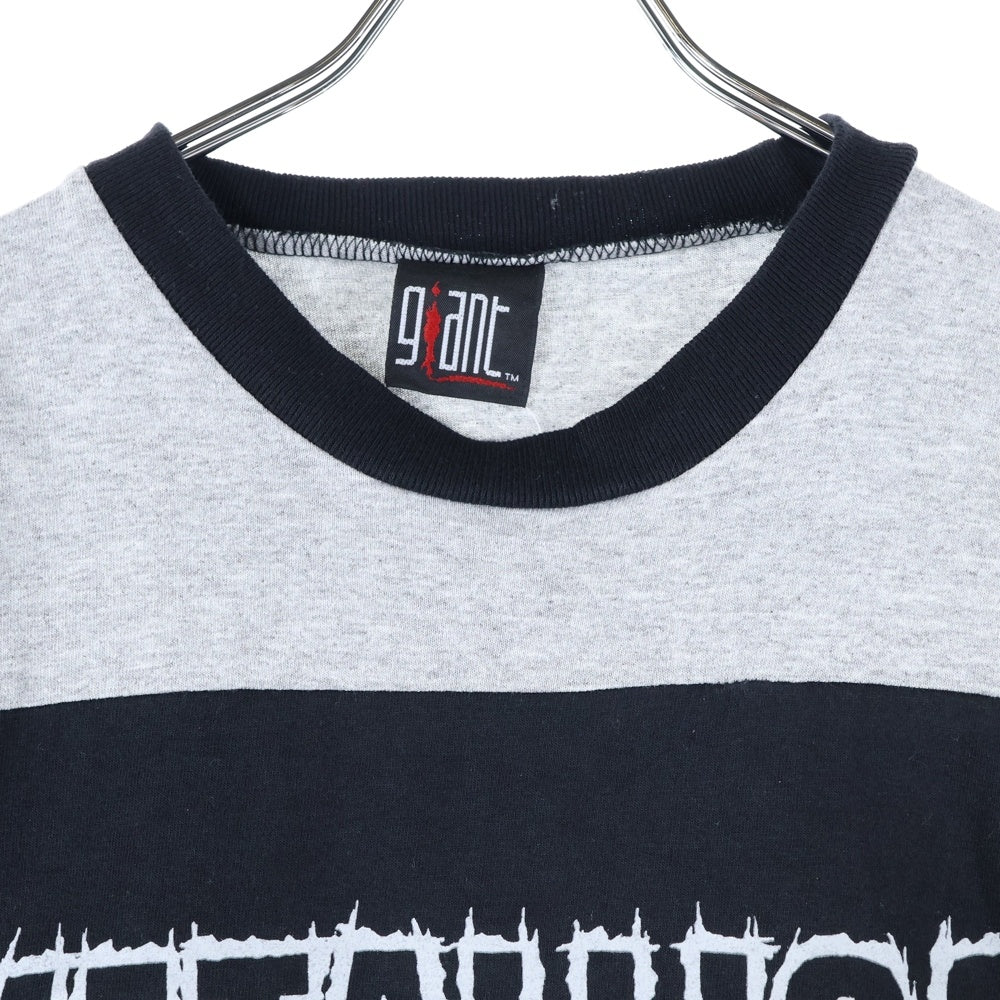 VINTAGE(ヴィンテージ) 00's METALLICA メタリカ フットボールTシャツ 半袖カットソー ブラック/グレー