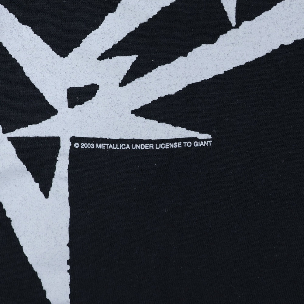 VINTAGE(ヴィンテージ) 00's METALLICA メタリカ フットボールTシャツ 半袖カットソー ブラック/グレー