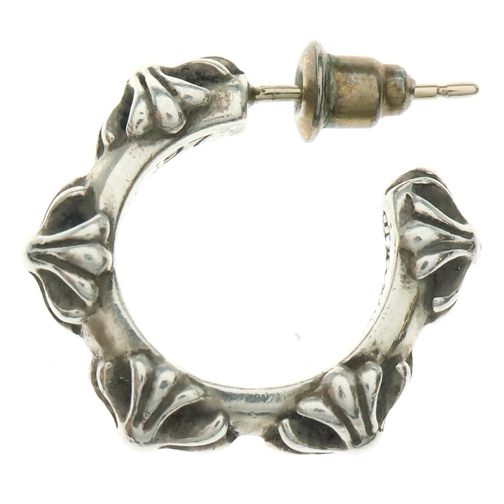 CHROME HEARTS(クロムハーツ) HOOP CROSS クロスバンド フープピアス シルバー BCA100