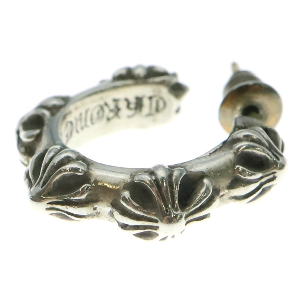 CHROME HEARTS(クロムハーツ) HOOP CROSS クロスバンド フープピアス シルバー BCA100