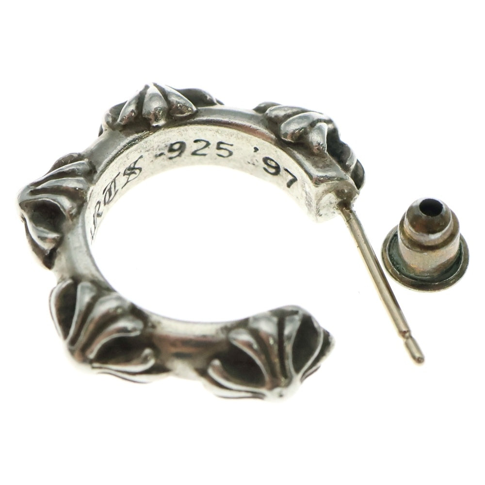 CHROME HEARTS(クロムハーツ) HOOP CROSS クロスバンド フープピアス シルバー BCA100