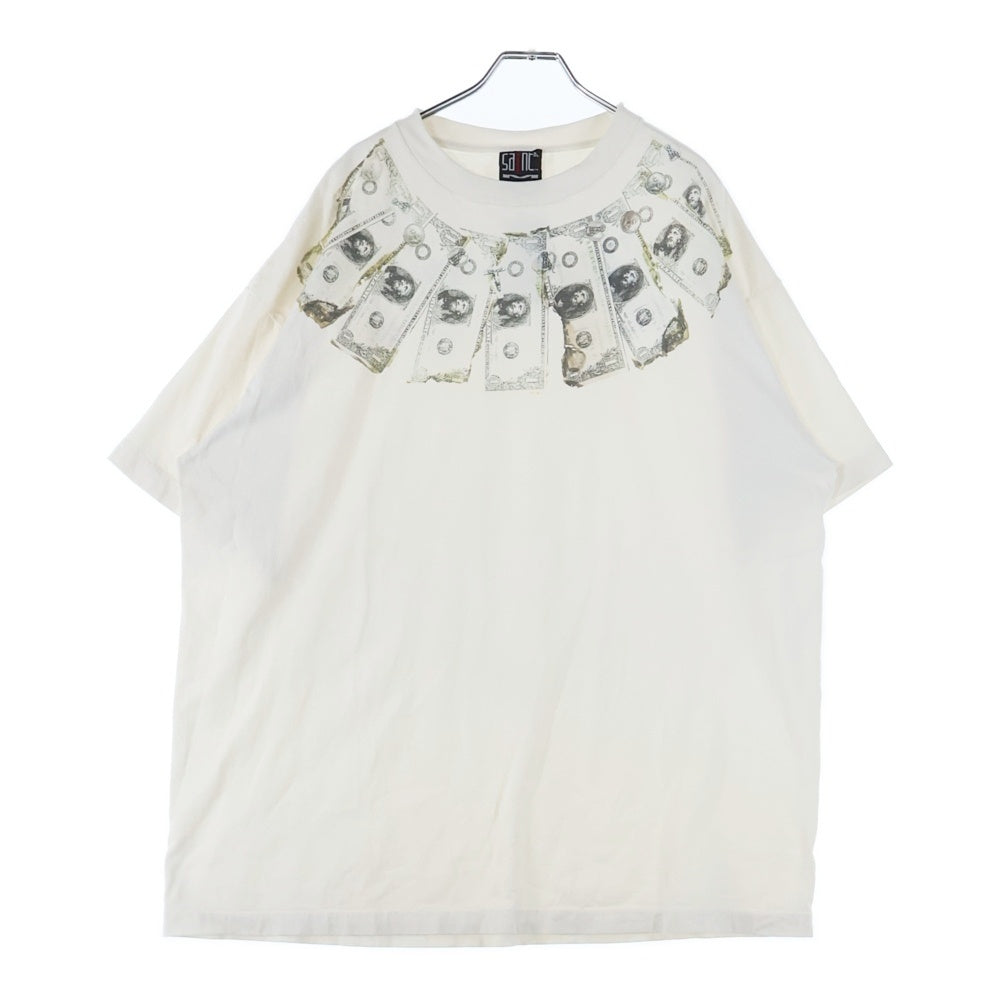 SAINT MICHAEL(セントマイケル) SM-YS8-0000-010 MONEY SS TEE 半袖Tシャツ クルーネック ホワイト