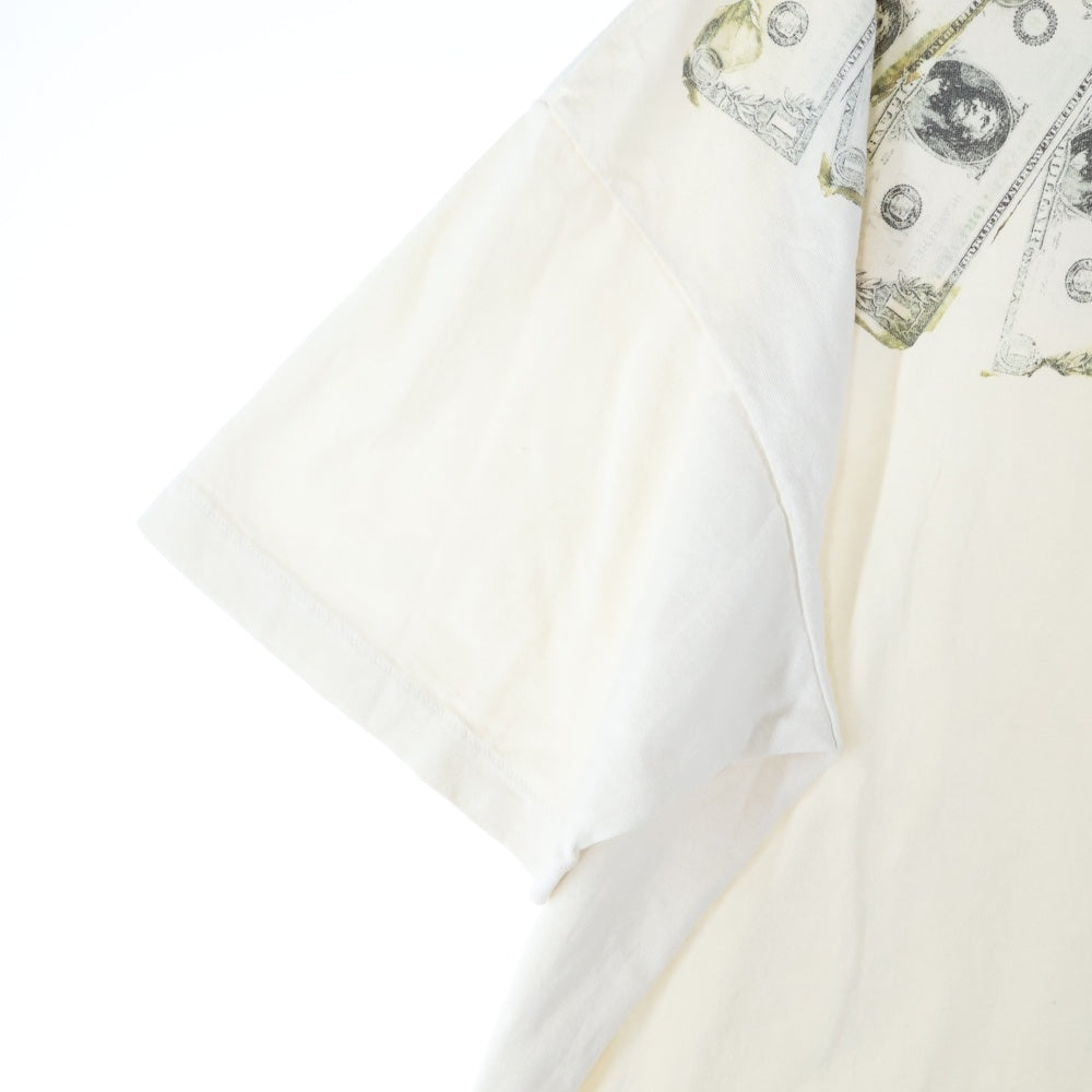 SAINT MICHAEL(セントマイケル) SM-YS8-0000-010 MONEY SS TEE 半袖Tシャツ クルーネック ホワイト