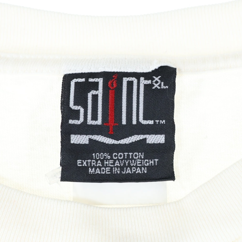 SAINT MICHAEL(セントマイケル) SM-YS8-0000-010 MONEY SS TEE 半袖Tシャツ クルーネック ホワイト