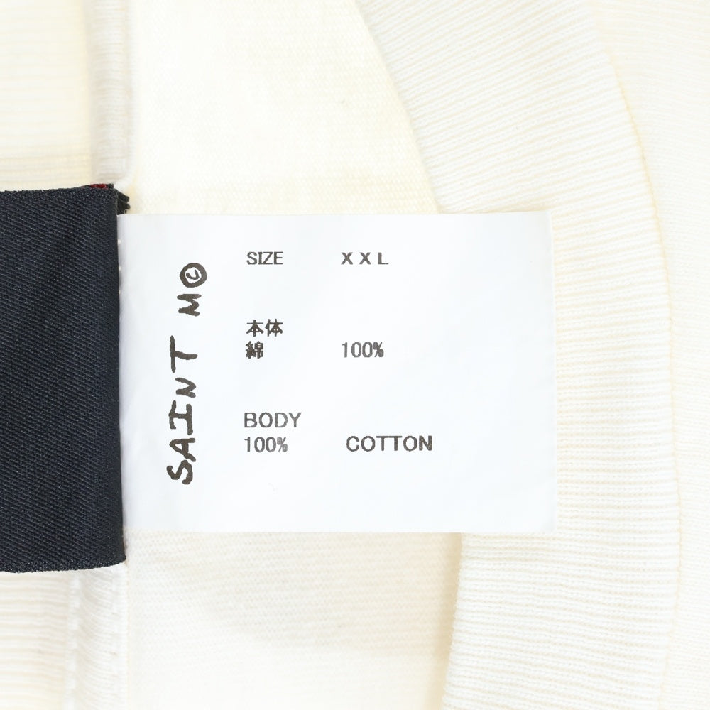 SAINT MICHAEL(セントマイケル) SM-YS8-0000-010 MONEY SS TEE 半袖Tシャツ クルーネック ホワイト