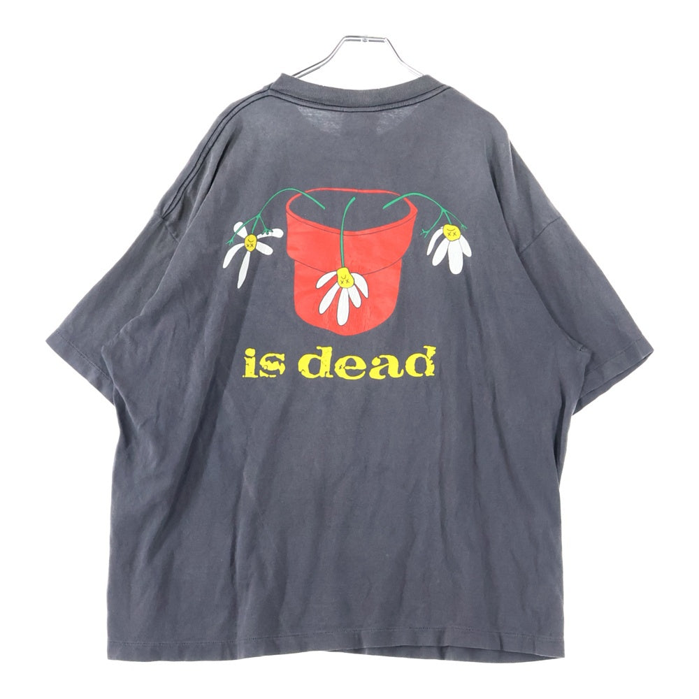 SAINT MICHAEL(セントマイケル) SM-HR1-0000-C18 25AW DE LA SOUL DLS_SS TEE デラ ソウル 両面プリント半袖Tシャツ カットソー ブラック