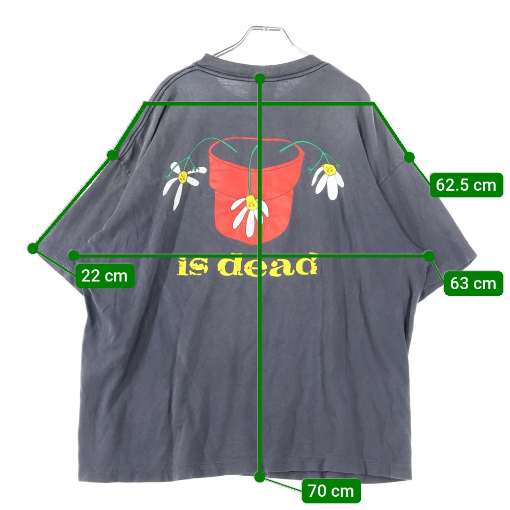 SAINT MICHAEL(セントマイケル) SM-HR1-0000-C18 25AW DE LA SOUL DLS_SS TEE デラ ソウル 両面プリント半袖Tシャツ カットソー ブラック