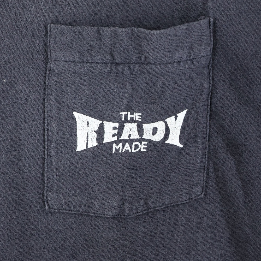 SAINT MICHAEL(セントマイケル) ×READY MADE RE-CO-BK-00-00-278 SS T-SHIRT POCKET 半袖Tシャツ クルーネック ポケットTシャツ ブラック