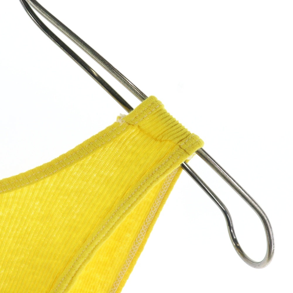 CHROME HEARTS(クロムハーツ) VERTICAL SIDE LOGO TANK TOP ヴァーティカル サイドロゴ タンクトップ イエロー