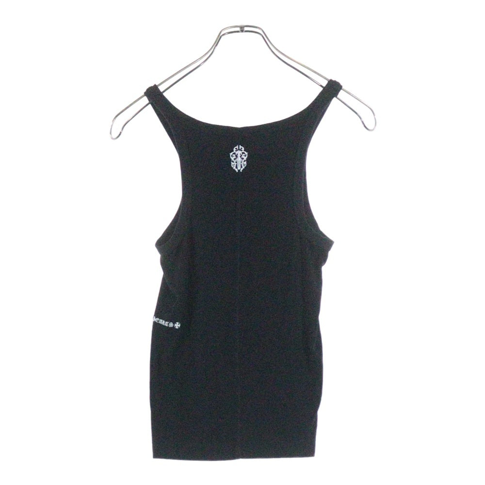 CHROME HEARTS(クロムハーツ) Y NOT VINE DAGGER EMBROIDERY TANK TOP ワイノット ヴァインダガー刺繍タンクトップ ブラック レディース