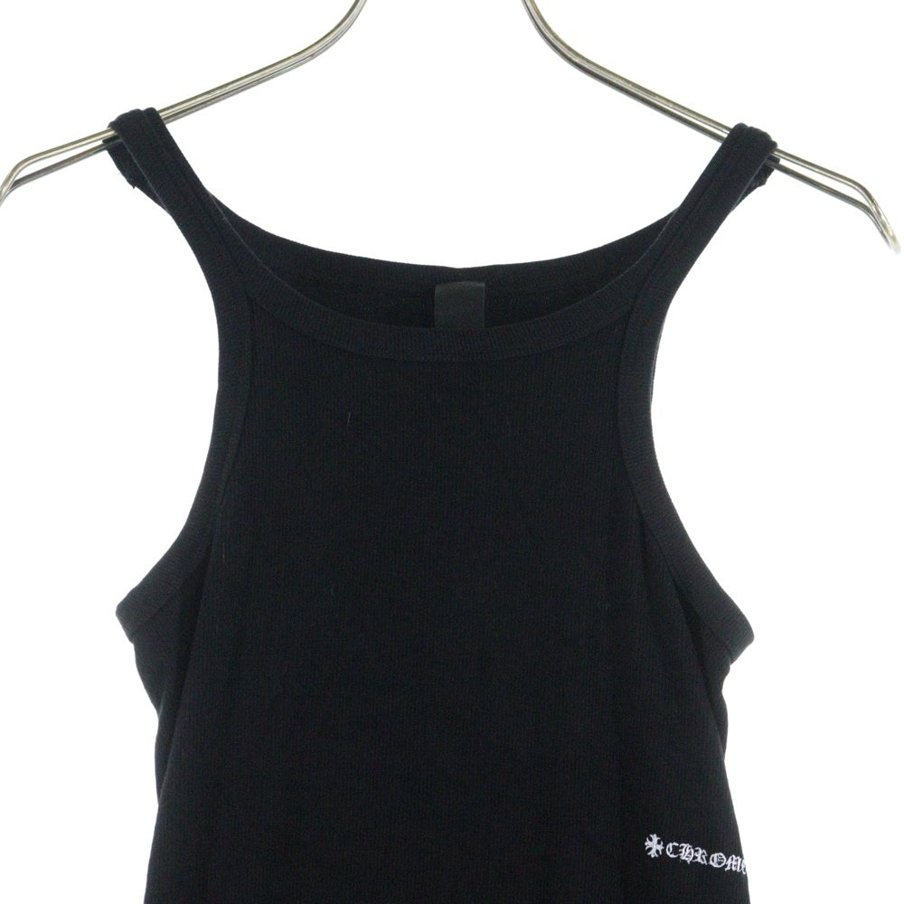 CHROME HEARTS(クロムハーツ) Y NOT VINE DAGGER EMBROIDERY TANK TOP ワイノット ヴァインダガー刺繍タンクトップ ブラック レディース