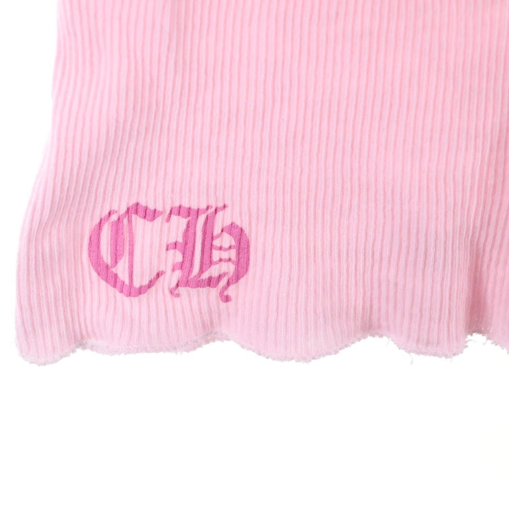 CHROME HEARTS(クロムハーツ) VERTICAL SIDE LOGO TANK TOP ヴァーティカル サイドロゴ タンクトップ ピンク