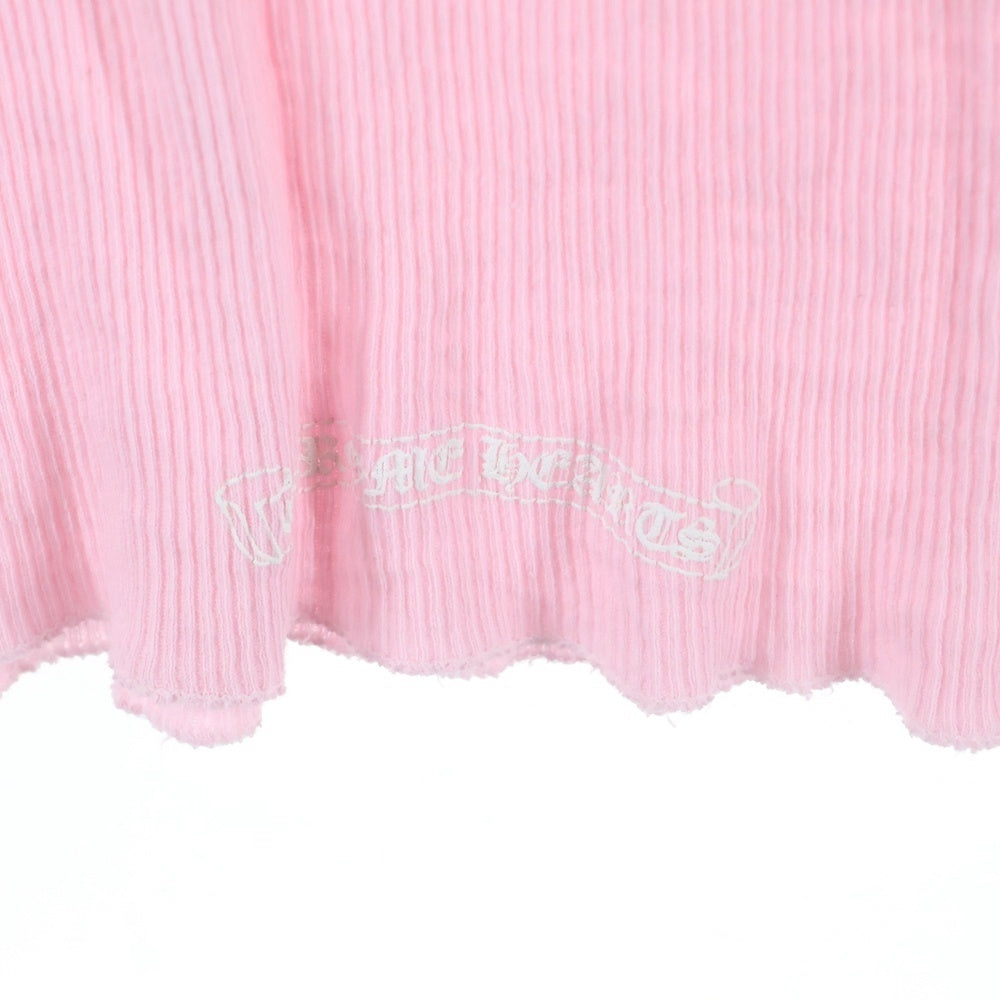 CHROME HEARTS(クロムハーツ) VERTICAL SIDE LOGO TANK TOP ヴァーティカル サイドロゴ タンクトップ ピンク