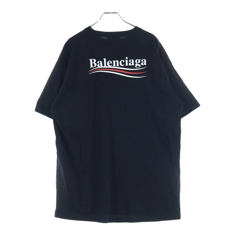 BALENCIAGA(バレンシアガ) キャンペーンロゴプリント クルーネック 半袖Tシャツ 556150 TAV44