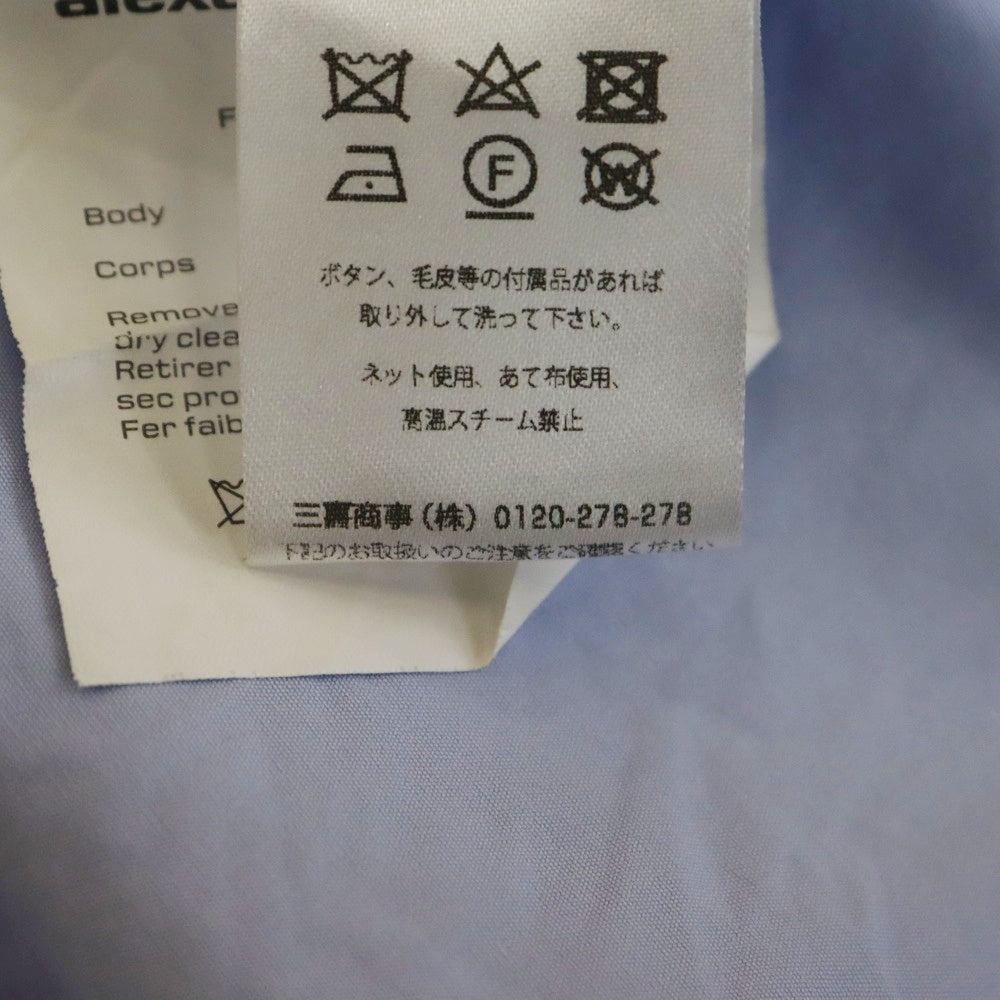ALEXANDER WANG(アレキサンダーワン) シャーリングスリーブ 長袖シャツ ブルー レディース