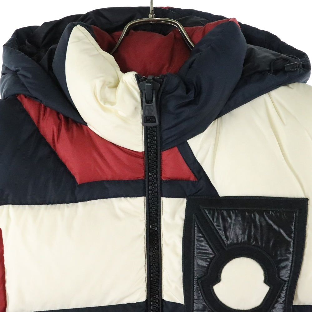 MONCLER GINIUS(モンクレール ジーニアス) CRAIG GREEN PERMIT GILET クレイググリーン バックロゴ ブロッキング ダウンベスト レッド/ブラック D209H4332000