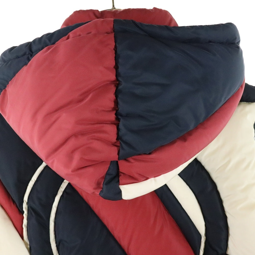 MONCLER GINIUS(モンクレール ジーニアス) CRAIG GREEN PERMIT GILET クレイググリーン バックロゴ ブロッキング ダウンベスト レッド/ブラック D209H4332000