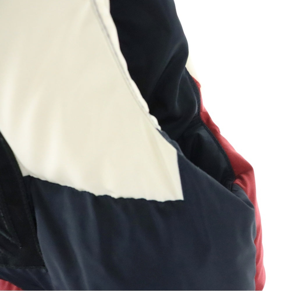 MONCLER GINIUS(モンクレール ジーニアス) CRAIG GREEN PERMIT GILET クレイググリーン バックロゴ ブロッキング ダウンベスト レッド/ブラック D209H4332000