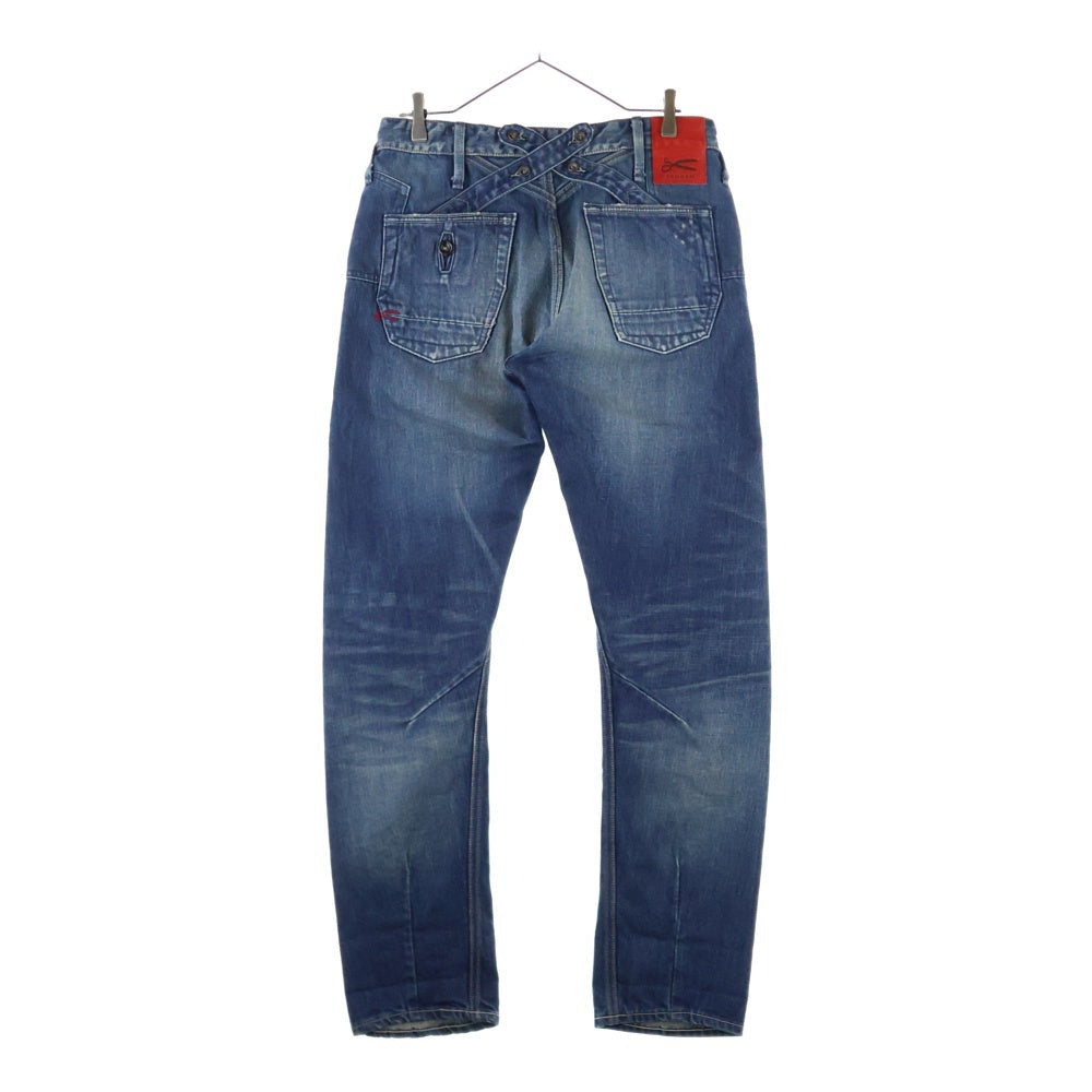 デンハム DENHAM クロスバック CROSS BACK デニムパンツ 完売 DENHAM(デンハム) CROSSBACK クロスバック デニムパンツ ジーンズ