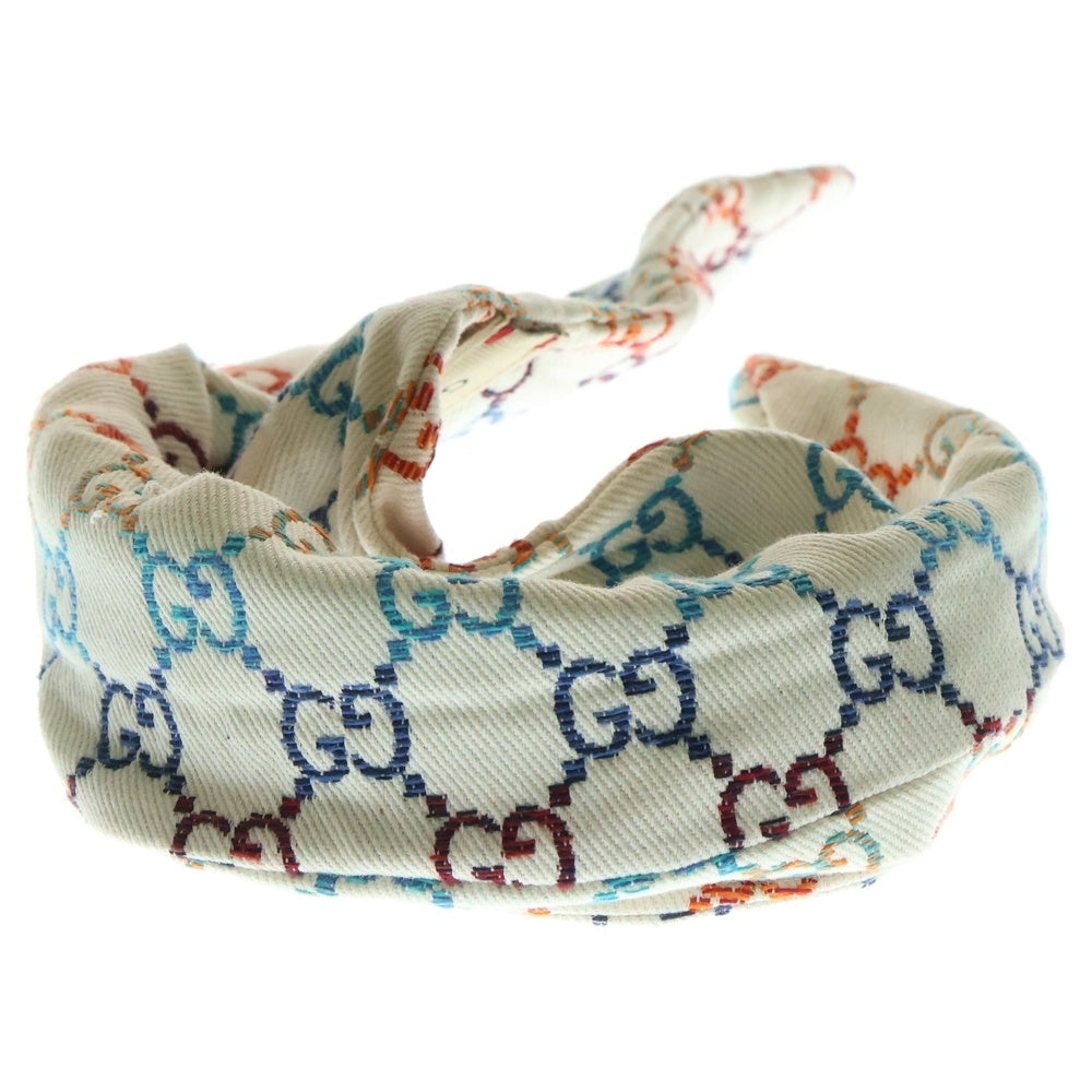 GUCCI(グッチ) GGジャガード リボン カチューシャ マルチカラー キッズ