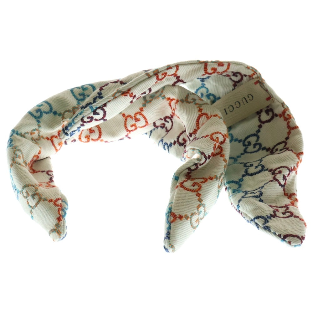 GUCCI(グッチ) GGジャガード リボン カチューシャ マルチカラー キッズ