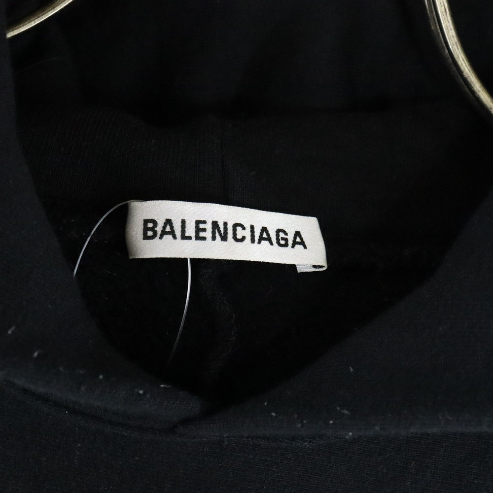 BALENCIAGA(バレンシアガ) コクーン フーテッド スウェット ワンピース ブラック 601494 TFV79