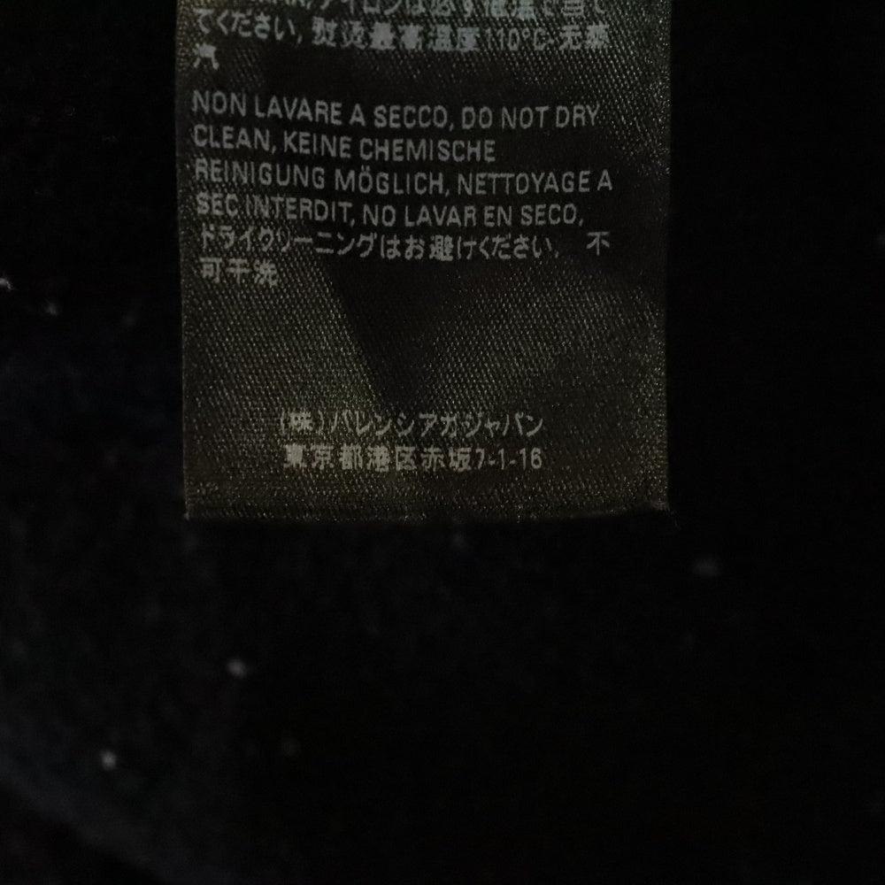 BALENCIAGA(バレンシアガ) コクーン フーテッド スウェット ワンピース ブラック 601494 TFV79