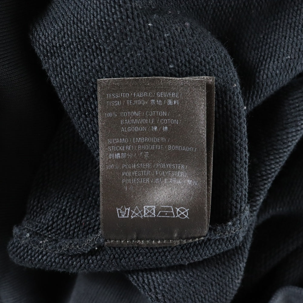 BALENCIAGA(バレンシアガ) レインボーロゴ刺繍 プルオーバーパーカー ブラック 570798 TEV50 レディース
