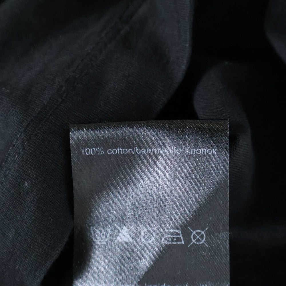 NO BRAND(ノーブランド) thom/krom レイヤードTシャツ 長袖カットソー クルーネック ブラック M TS 766