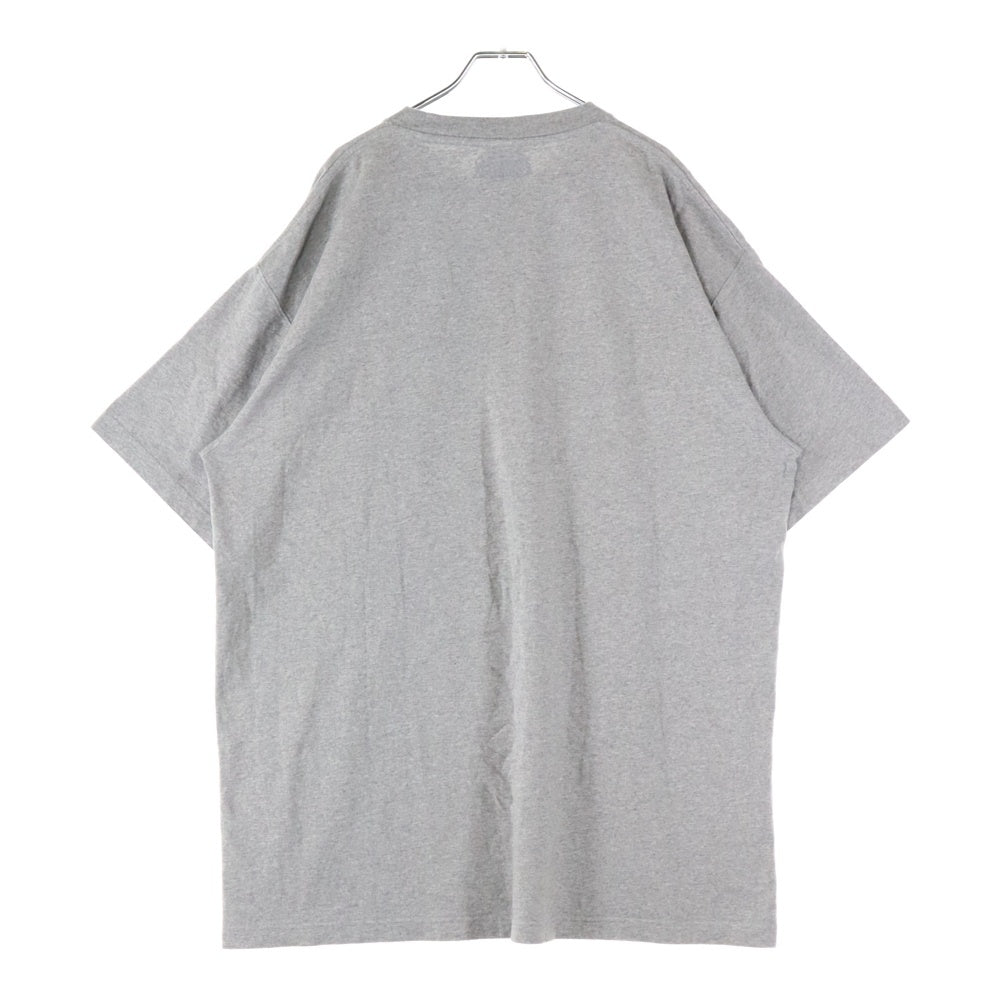 VETEMENTS(ヴェトモン) 20AW Motorhead フロント ロゴ プリント 半袖Tシャツ モータヘッド グレー UAH21TR667