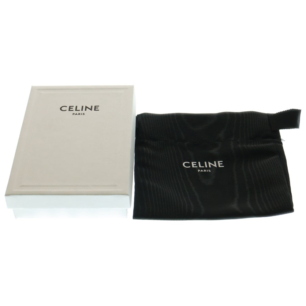 CELINE(セリーヌ) トリオンフ カードホルダー シャイニーカーフスキン カードケース ブラック 10L833DPV.38NO