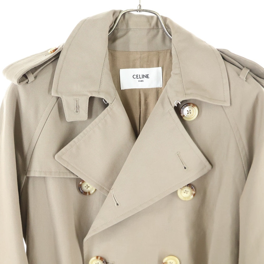 CELINE(セリーヌ) トレンチコート ロングコート ウール コットン
