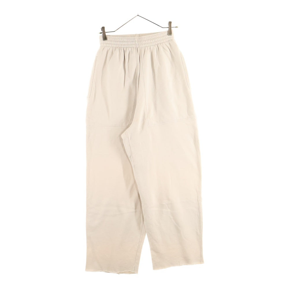 BALENCIAGA(バレンシアガ) 22SS カットオフ クロップド スウェット ロング パンツ アイボリー 657117 TJVN8
