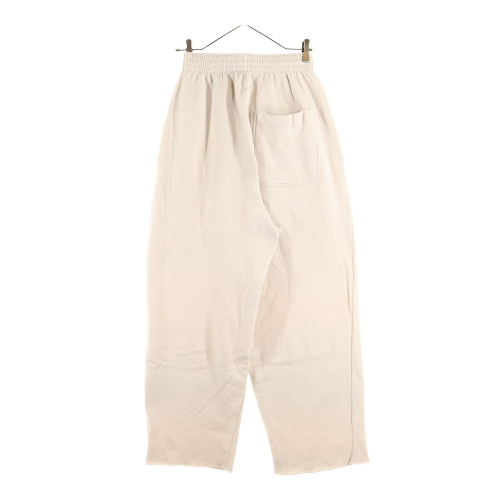 BALENCIAGA(バレンシアガ) 22SS カットオフ クロップド スウェット ロング パンツ アイボリー 657117 TJVN8