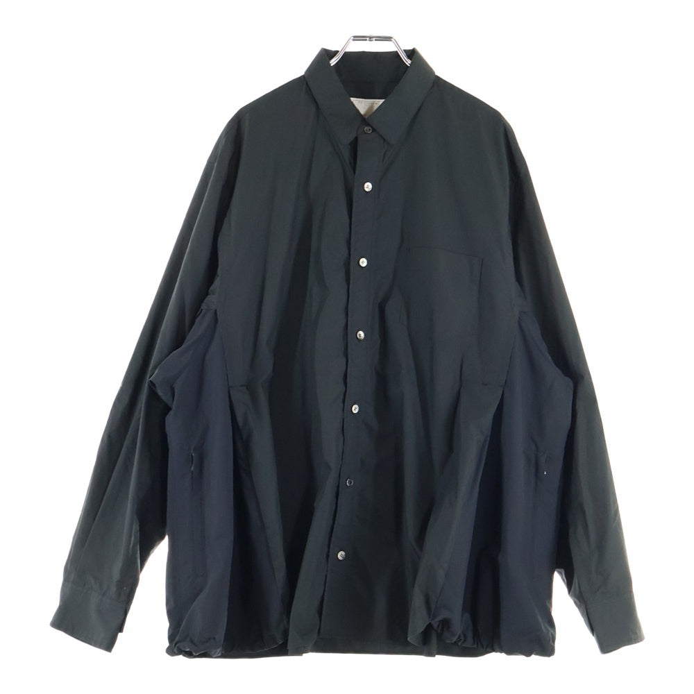 Sacai(サカイ) 22AW COTTON L/S SHIRT コットン 長袖シャツ ブラック 22-02849M