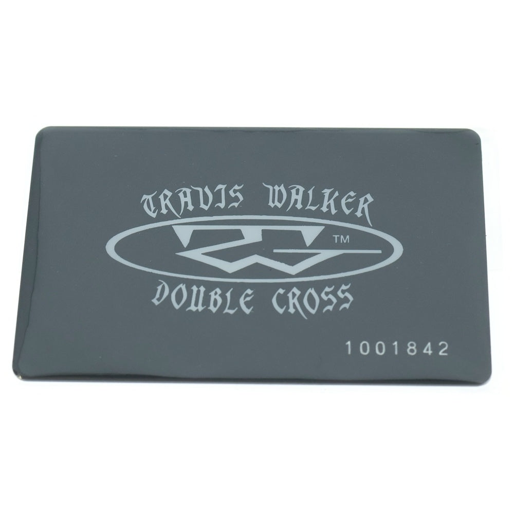 Travis Walker(トラヴィスワーカー) LEATHER (COW HIDE) TENDER WHITE BRASS KEY WITH SNAP キーリング レザー テンダー ホワイト ブラス キー ウィズ スナップ スナップボタン ブラック