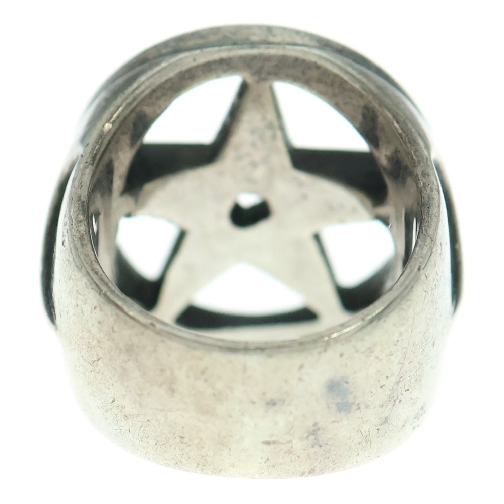 CRAZY PIG(クレイジーピッグ) CRYSTAL SKULL RING クリスタル スカル リング シルバー