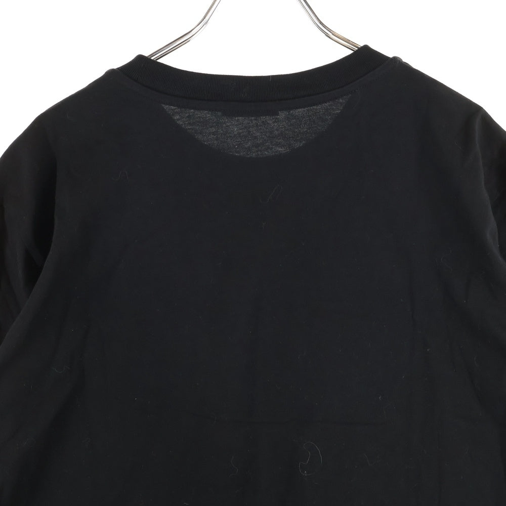 MONCLER(モンクレール) Heren Varsity Logo Tee SS 半袖 クルーネック Tシャツ ブラック K10918C00011 89AJS