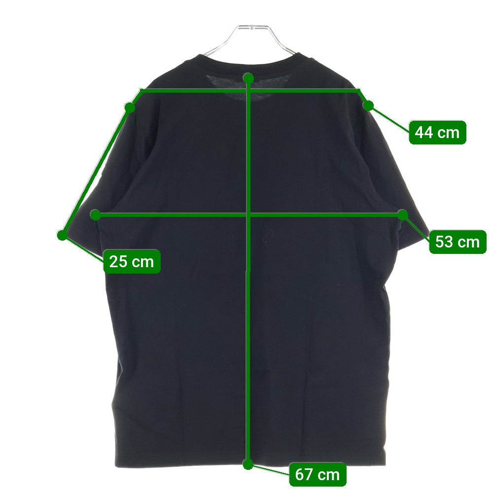 MONCLER(モンクレール) Heren Varsity Logo Tee SS 半袖 クルーネック Tシャツ ブラック K10918C00011 89AJS