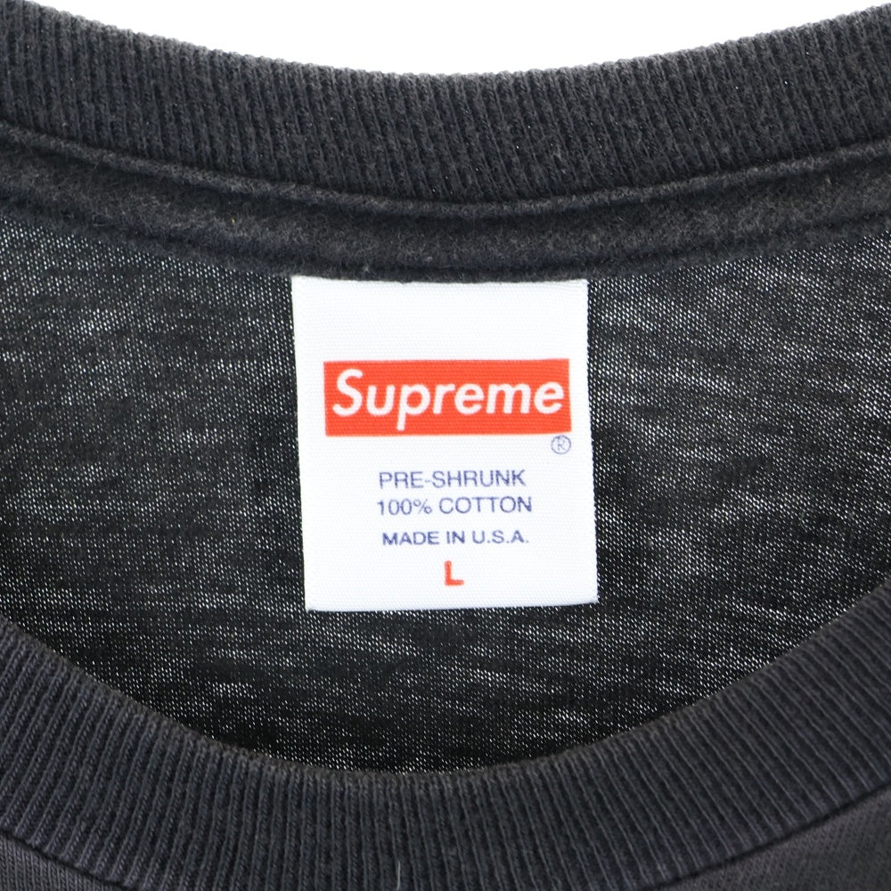 SUPREME(シュプリーム) Chrome Logo Tee クロームロゴ Tシャツ 半袖カットソー フロントロゴ ブラック