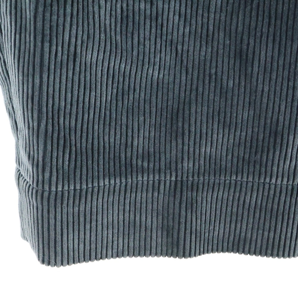 kolor(カラー) コーデュロイ テーパード パッカリング パンツ グリーン 12WCM-P11106