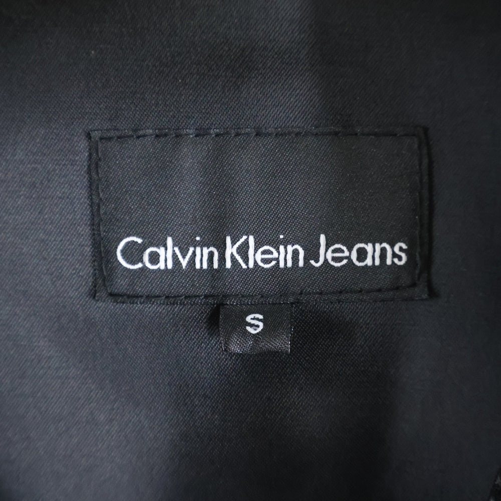 Calvin Klein Jeans(カルバンクラインジーンズ) ステンカラーコート ロングコート ブラック CWL228-SD8-08-999-0